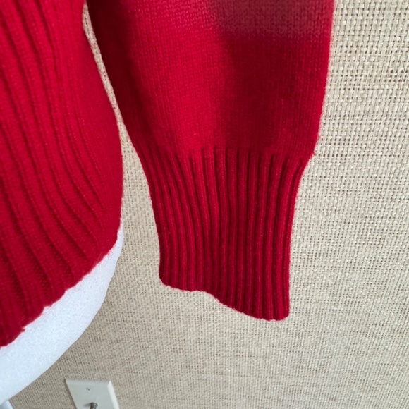 Women's St. John Sport Red Cashmere Full Zip Sweater - Size S - Picture 6 of 8